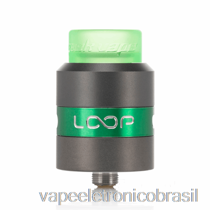 Vape Vaporesso Geek Vape Loop 24mm Rda Gunmetal / Verde